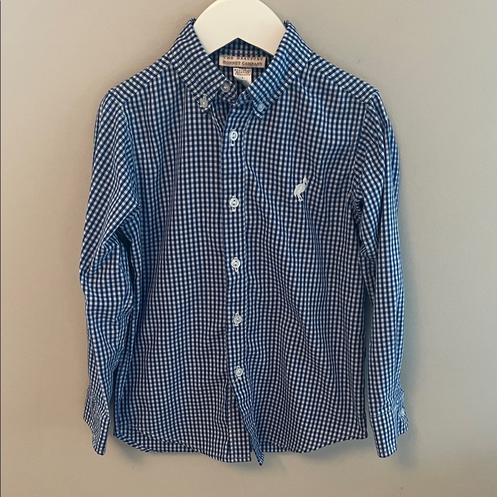 TBBC - Blue Checkered Kids Shirt